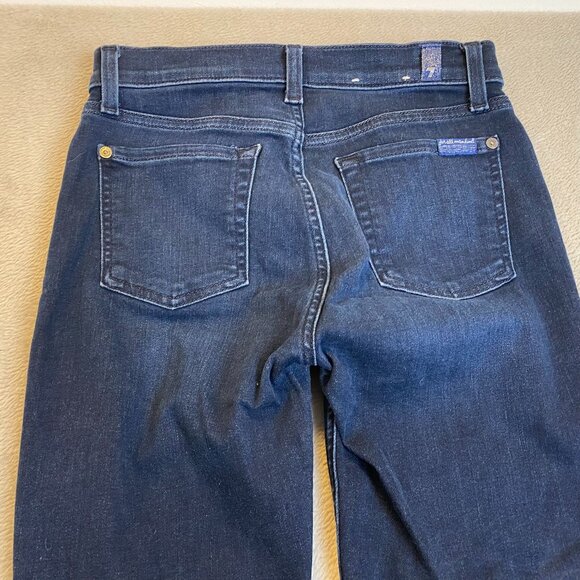 7 For All Mankind Womans Jeans Size 25 High Waist Ankle Gwenevere Skinny - Picture 10 of 16